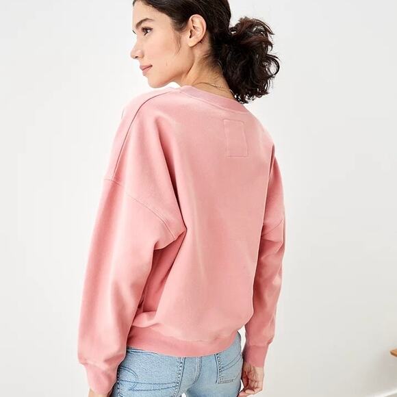 American Eagle | Women’s Super Soft Notch Neck Sweatshirt | Small - Picture 5 of 7